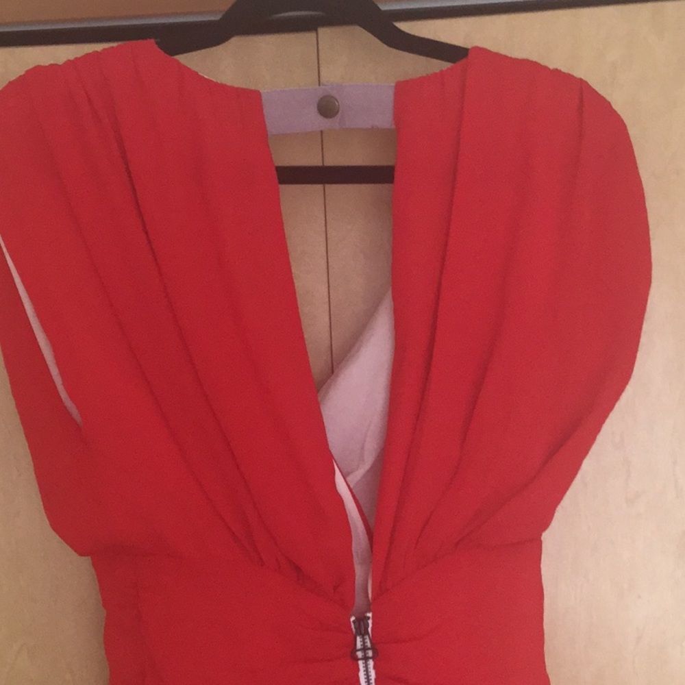 Alice + Olivia V-Neck Mini Dress - Picture 3 of 11